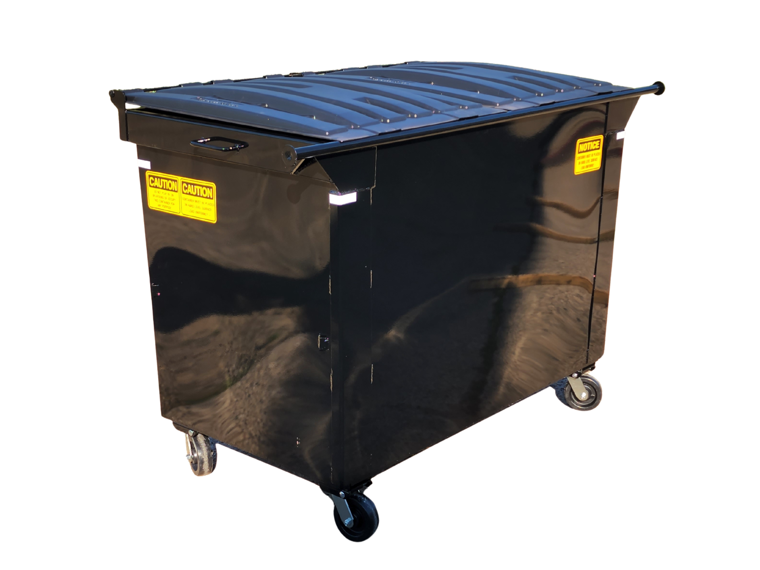 black dumpster